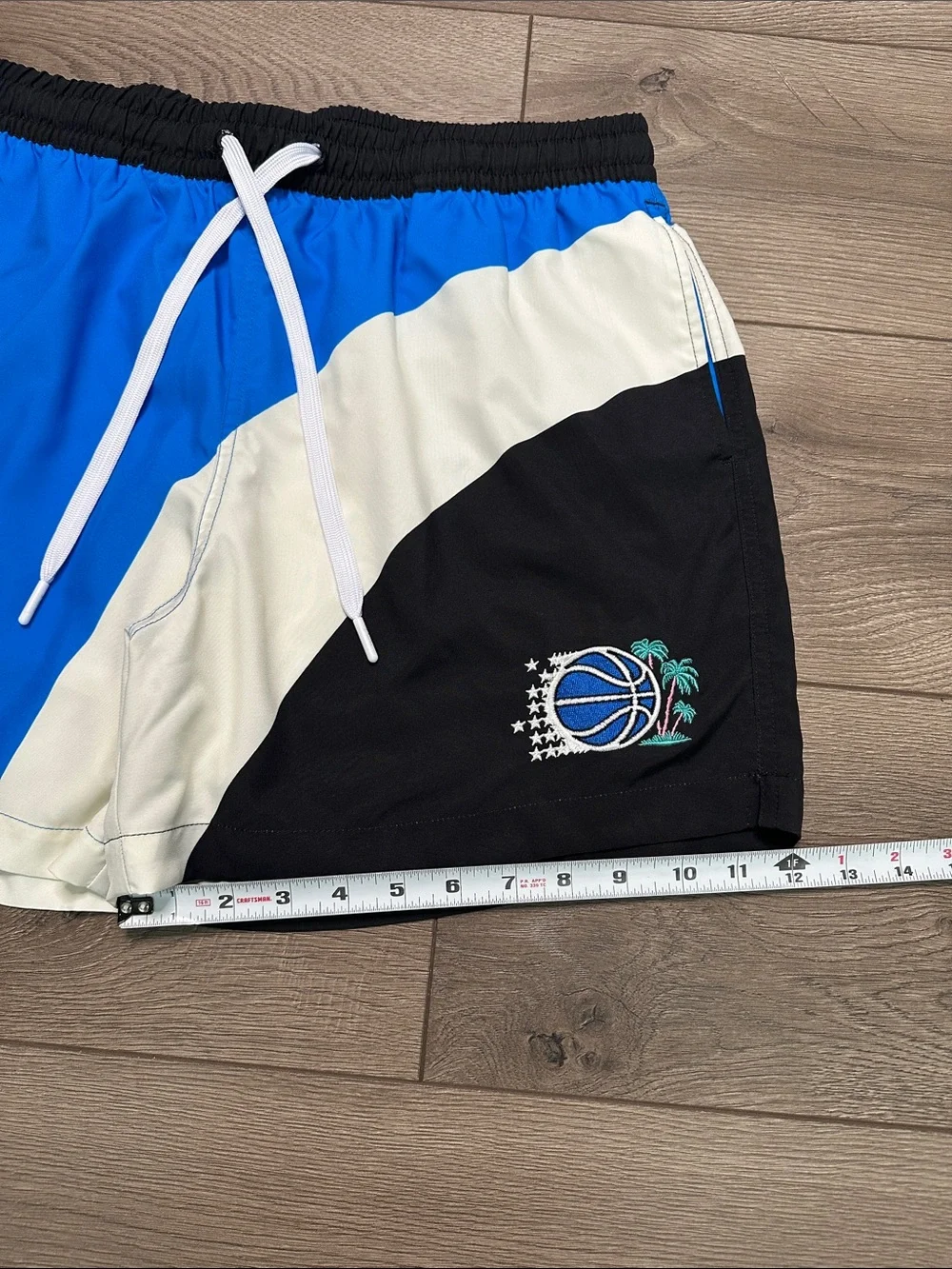 Orlando Magic X Duvin 5” Lined Training Shorts Limited Edition Blue Black Large